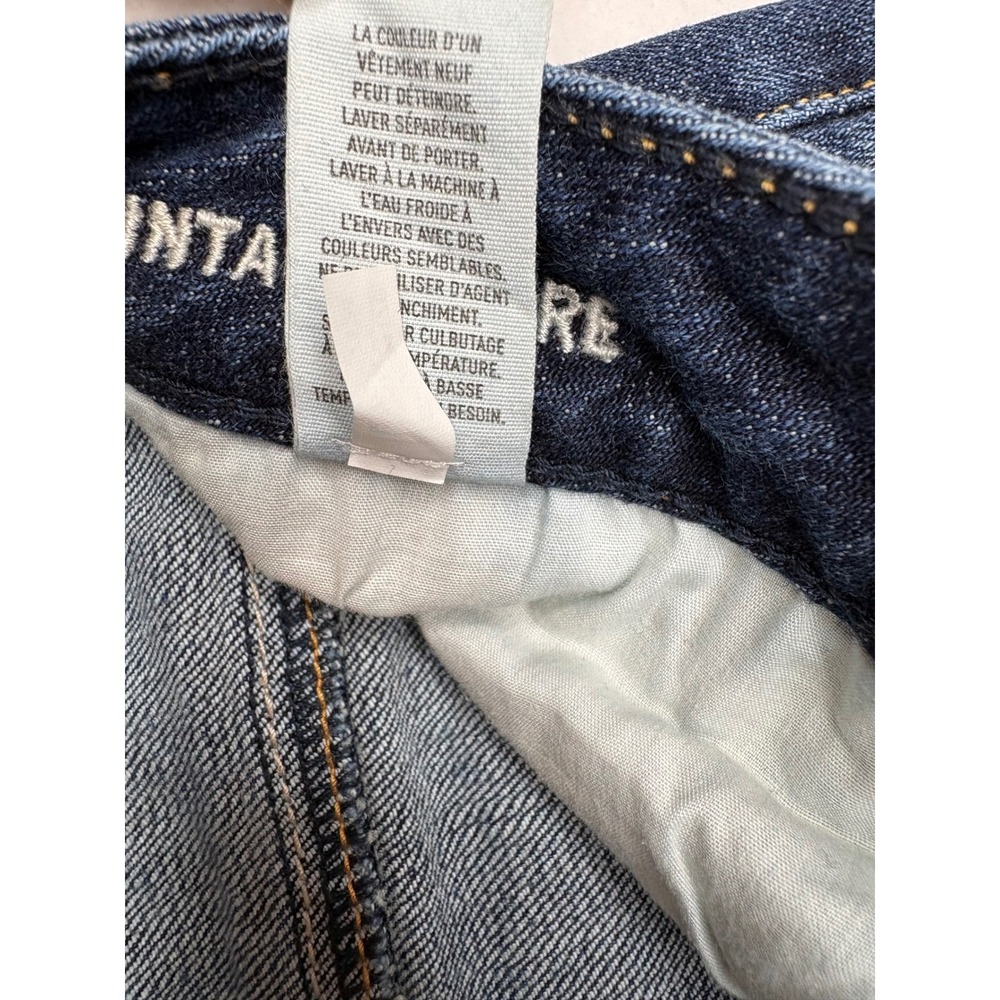 American Eagle Vintage Flare Jeans Dark Wash Low Rise Stretch Size 0 Regular - Picture 12 of 13